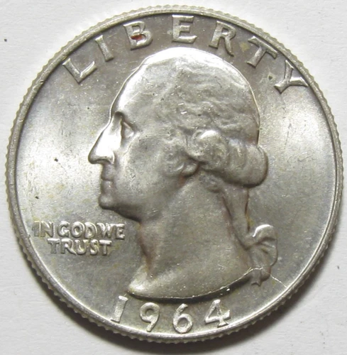 1964-D Washington Quarter - 90% Silver - UNCIRCULATED - #11305-147