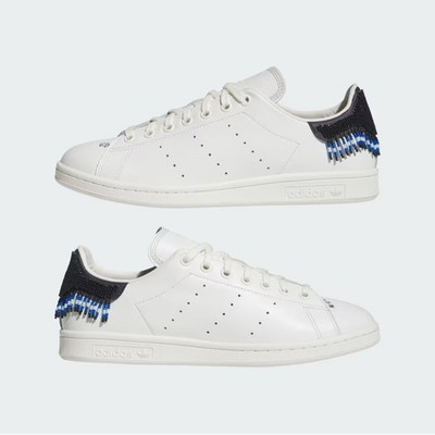 Men 11 Adidas Clot Stan Smith By Edison Chen JR0022 Whote Night Navy Beaded New!