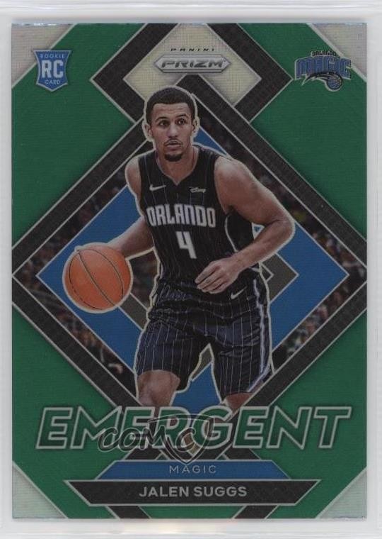 2021-22 Panini Prizm Emergent Green Prizm Jalen Suggs #12 Rookie RC 0p5y