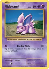 Nidoran M 43/108 Common | Evolutions | Pokemon Card