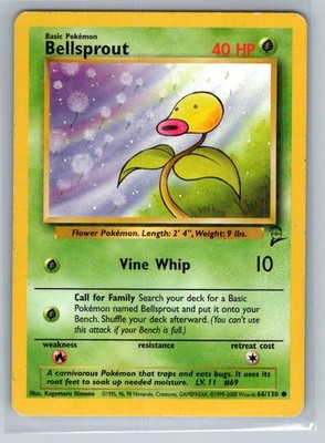 Bellsprout Common Base Set 2 066/130 LP