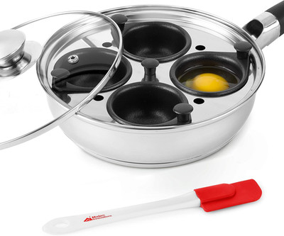 Egg Poacher Pan for Perfect Poached Eggs, Nonstick Cups Poached Egg Maker Pan, S