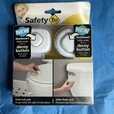 Safety St1 Outsmart Toilet Lid Lock Easy Install NEW