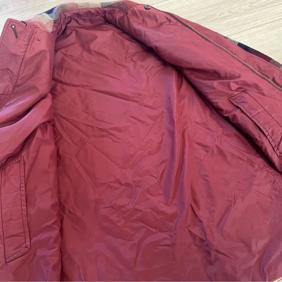 Vintage Pendleton Men’s 1960s Wool Plaid Reversible Plaid Full Zip Coat Size L - Image 2 of 4