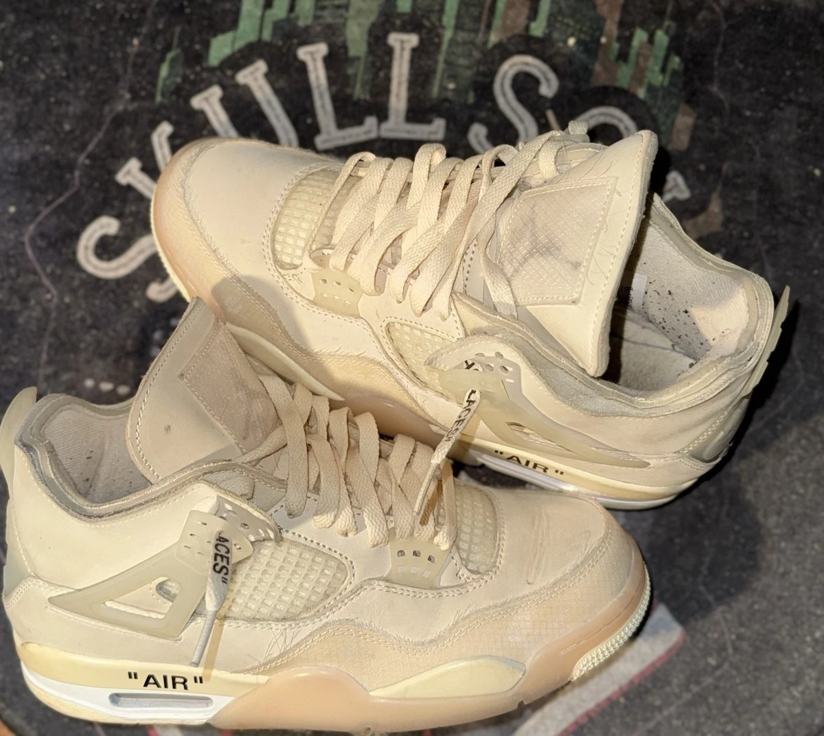Jordan 4 SP x Off-White Mid Sail W for sale | eBay