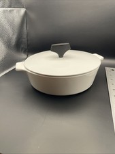 Corning Ware 1 QT Buffet Server B-1 Casserole Baking Dish White with Lid USA