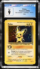 2000 POKEMON NEO GENESIS #12 PICHU-HOLO CGC 9 on eBay