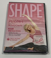Shape Pilates for Pink Slimdown DVD Mari Winsor 2010 Workout 61 Minutes