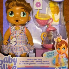 Hasbro Baby Alive Sophia Sparkle Bubbly Tea Party Doll Playset