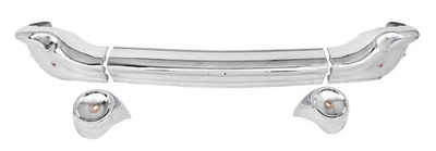 #ad JEGS 91800 Front Bumper 1957 Chevrolet Bel Air 150 210 Nomad amp; Del Ray Triple Ch $599.99