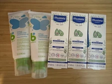 Mustela and Babyganics cradle cap treatments