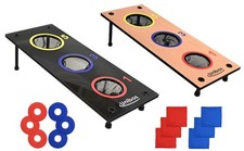 Kids Bean Bag Corn Hole Toss Throwing Target Board Family Garden Sports Game