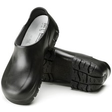 BIRKENSTOCK A-640 BLACK PROFESSIONAL CLOGS WITH REINFORCED TOE FOR MAN WOMAN SAF