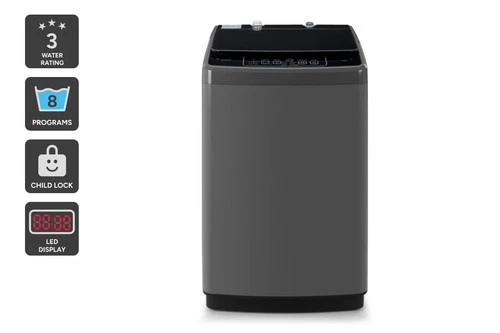 Kogan 6kg Top Load Washing Machine (Grey), Washing Machines, Appliances