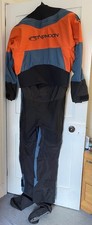 Typhoon Multisport Rapid Men's Back Entry Drysuit Orange/Teal - Size Large