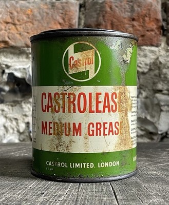 Vintage Castrol 1Lb Grease Tin - Castrolease Medium Grease