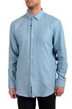 Hugo Boss Men's "Isko" Slim Fit Multi-Color Long Sleeve Dress Shirt