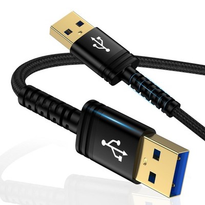 USB 2.0 A To A Male To Male Cable Double End Type A Wire High Speed Data KVM