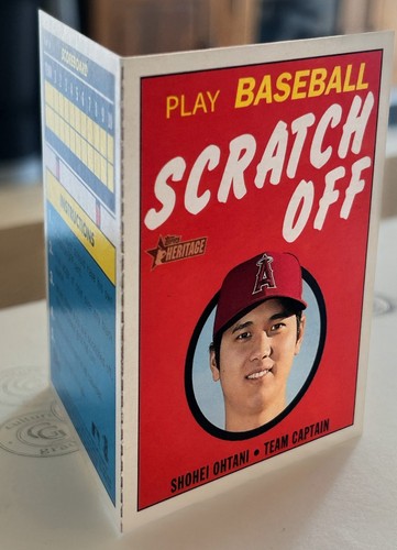 2020 topps heritage - 1971 topps baseball scratch-offs shohei ohtani #1