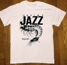 Rare Viagra Boys Sgap One Shrimp Jazz T Shirt White All Size