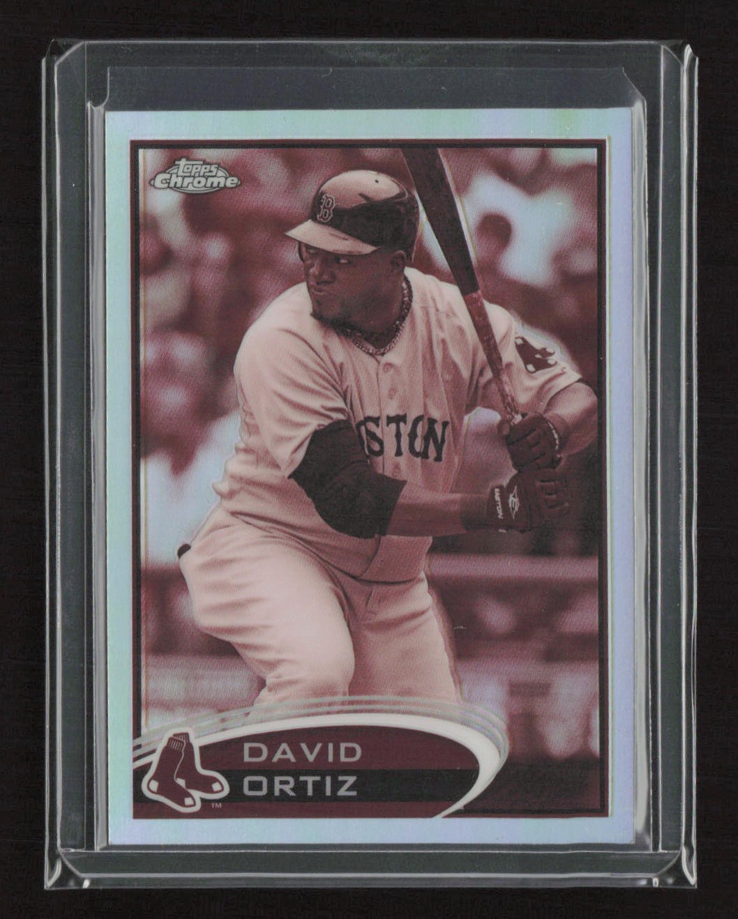 2012 Topps Chrome #4 David Ortiz Sepia Refractors #/75