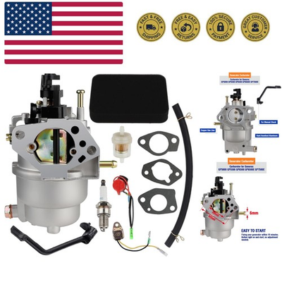 #ad #ad Carburetor for Generac GP5000 GP5500 GP6500 0J58620157 5KW 5.5KW 6.5KW 389cc ... $36.53