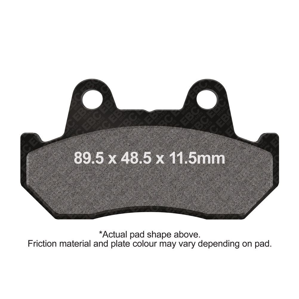 EBC V Pad Semi Sintered Brake Pads Front Left for Honda VF 750 CH 1987