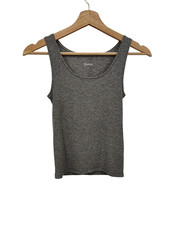 Quince Women Tencel Rib Lounge Tank Gray S