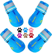 Dog Shoes for Large Dogs, Medium Dog Boots  Paw Protectors for Winter Snowy Day
