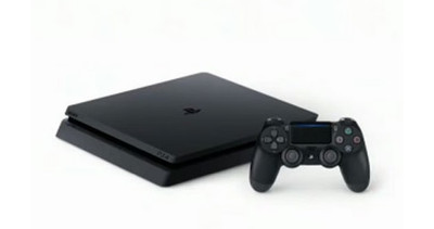 PlayStation4 Slim 1TB  - Jet Black - With DUALSHOCK charging port - 3 controller