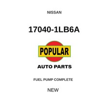 Genuine Nissan Fuel Pump Complete 17040-1lb6a