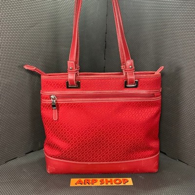   TABOLS Casual Leather Red Shoulder and Handbag Purse Size Medium CA 23147