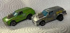 2x Hot wheels Redlines Super Chromes Poison Pinto & Lime Green Lot