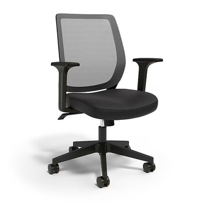 #ad Union amp; Scale Essentials Ergonomic Fabric Mesh Task Chair Adjustable Black $89.99