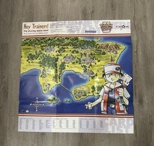 Vintage Pokemon TCG Playmat Poster Original 1999 WOTC Wizards Coast Toys R Us