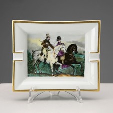 Posacenere Hermès Paris Vintage Porcellana Decorata Anni 80 Originale