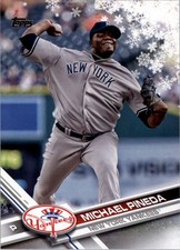 2017 Topps Walmart Holiday Snowflake #HMW4 Michael Pineda - BB