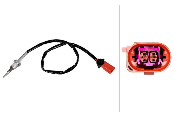 Hella 6PT 358 226-351 Sensor, Abgastemperatur FüR MAN VW-image