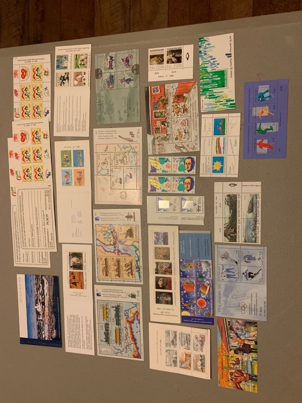 Finland booklets & mini sheets unused