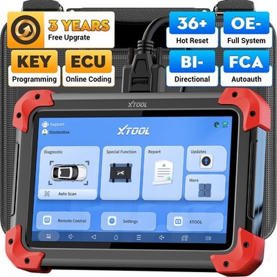 2026 XTOOL D7 V2.0 Full System Diagnostic Bidirectional Scanner Key Programming