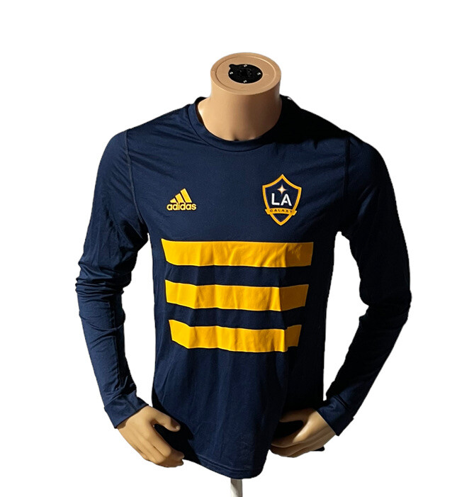 adidas mens LA Galaxy NHL soccer tee shirt LS size Medium