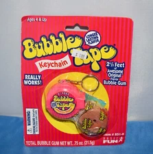 Vintage 1999 Bubble Tape Keychain Bubble Gum Basic Fun #851-0  SEALED NOS ~ E2A