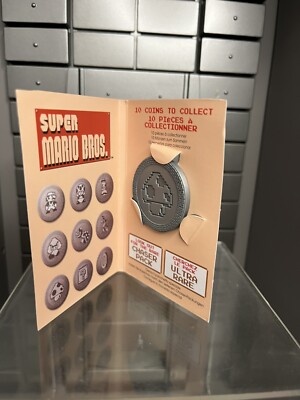THINKGEEK SUPER MARIO BROS COLLECTIBLE COINS MUSHROOM