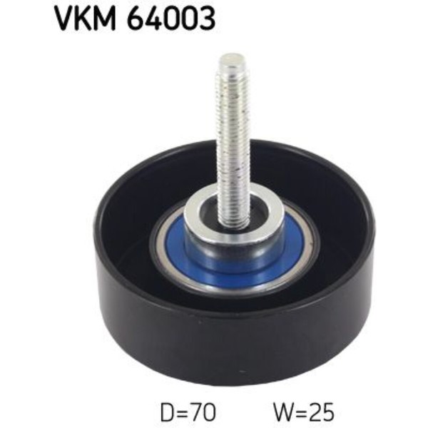 SKF Umlenk FüHrungsrolle Keilrippenriemen FüR Mazda MX-5 III 6 Station Wagon-image