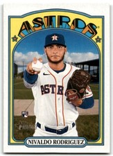 2021 TOPPS HERITAGE NIVALDO RODRIGUEZ RC HOUSTON ASTROS #675