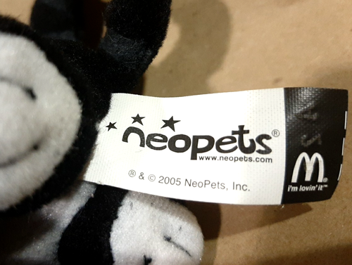 NEW - 2005 MCDONALDS NEOPETS HAPPY MEAL - SHADOW KOUGRA - WITH ALL TAGS AND BAG - Picture 5 of 6