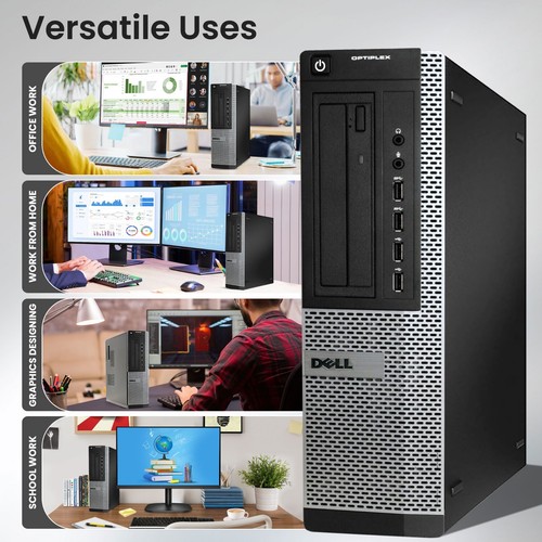 Dell SFF Desktop Computer PC i5-4570 16GB Ram 1TB HDD 16GB-USB Wi-Fi Windows 11 - Picture 4 of 8