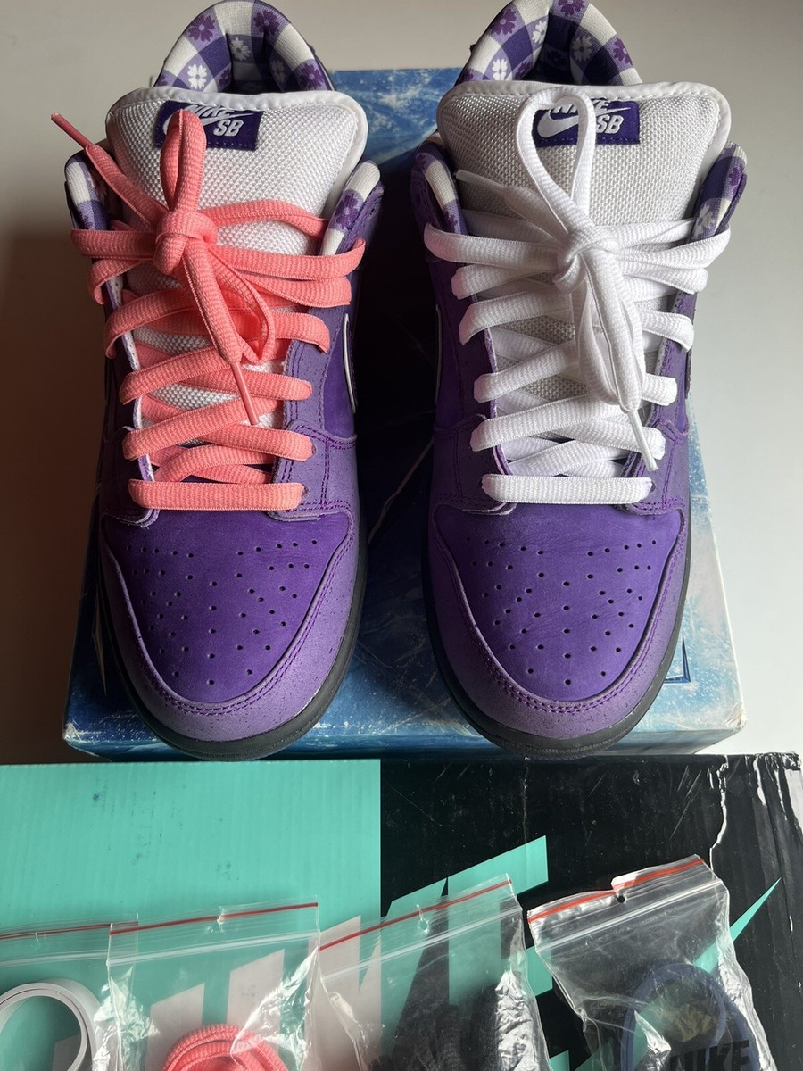 Nike SB Dunk Low x Concepts Purple Lobster Special Box Size Nike SB Dunk Low x Concepts Purple Lobster Special Box Size