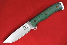 2010 Busse Custom Boss Street .225" Satin INFI, Green Tiger Stripped Maple Wood