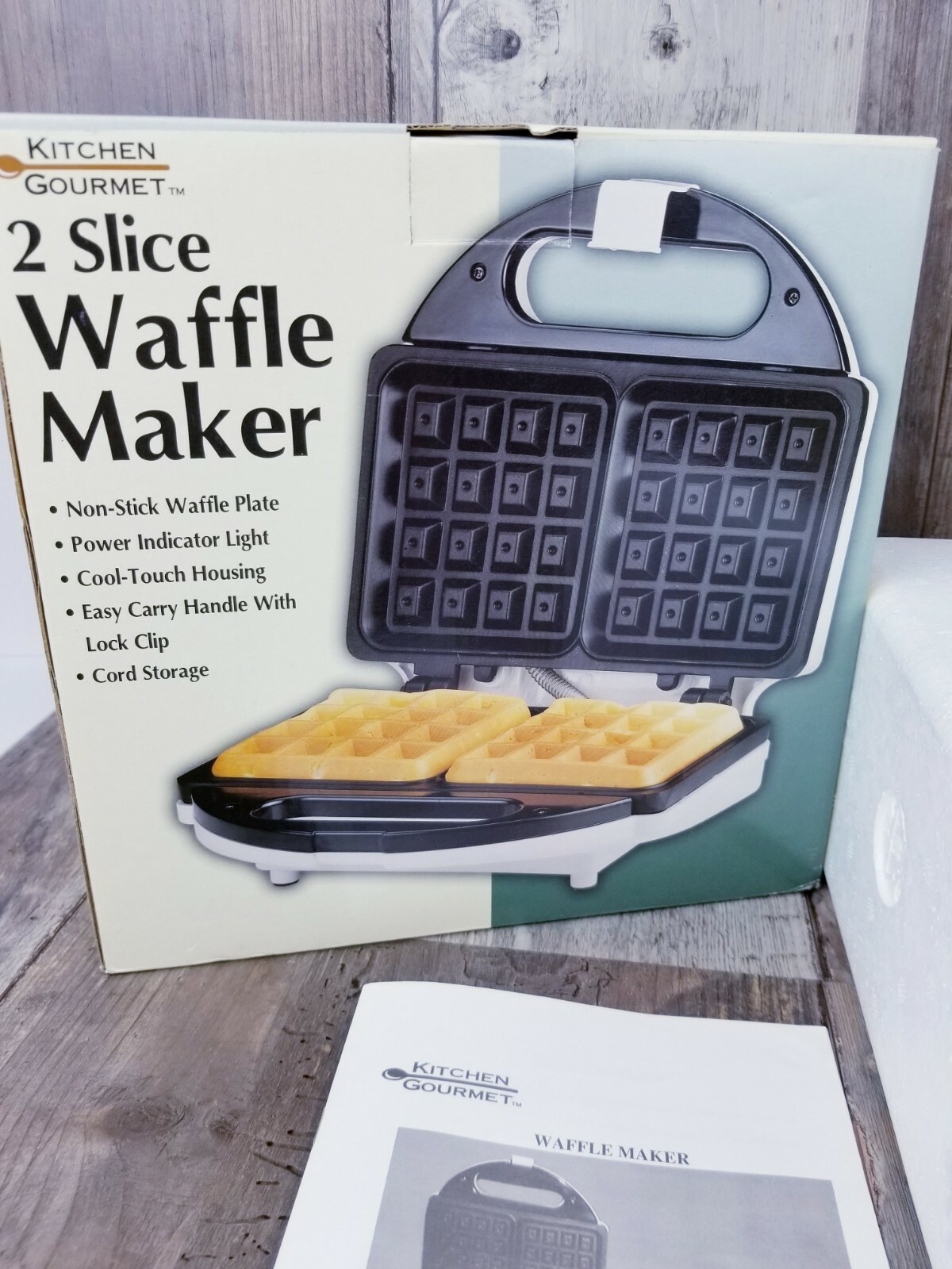 kitchen gourmet waffle maker